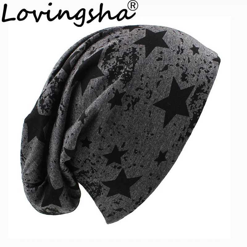 LOVINGSHA brand autumn and winter hats Wenxing design womens thin hats Sklies and Beanies mens hats unisex style X250212