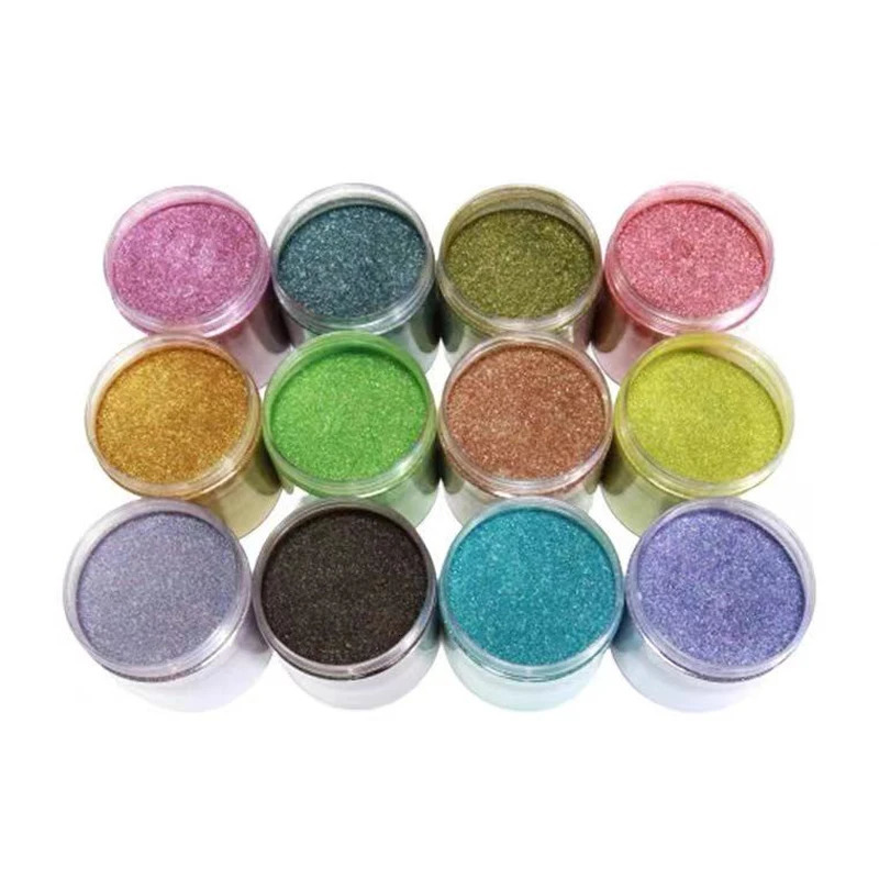 12 Colors Bulk Ultra Fine Holographic Glitter Powder for Nail Arts Crafts Resin Tumblers Slime DIY Decoration 0.05mm Wholesale 250208
