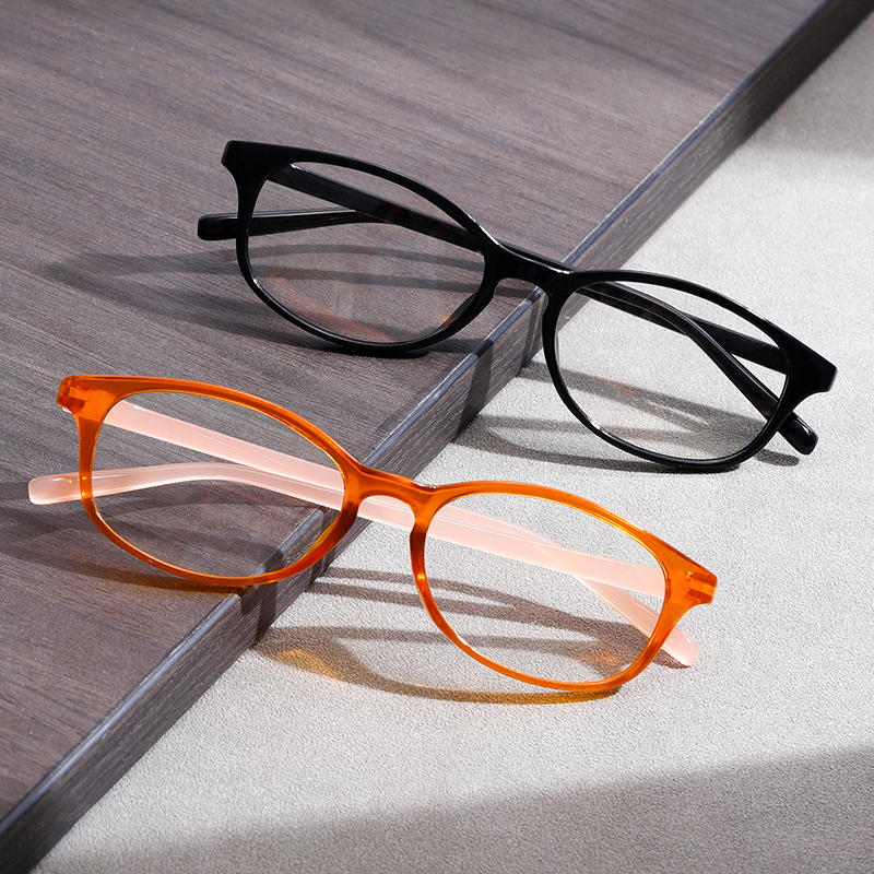 Custom Metal Frame Reading Glasses with Blue Light Protection - Ideal for Seniors with Presbyopia