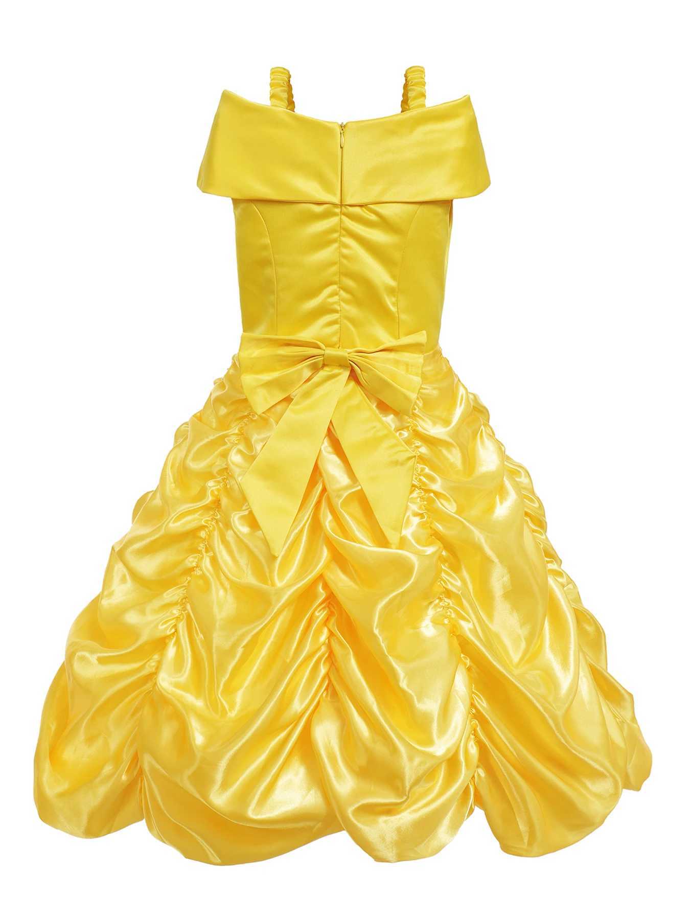 LED Light Princess Beau Girls Cosplay Dress Kids Sleeveless Floral Dress kids Halloween Carnival Birthday Par Costume GownXJ250117