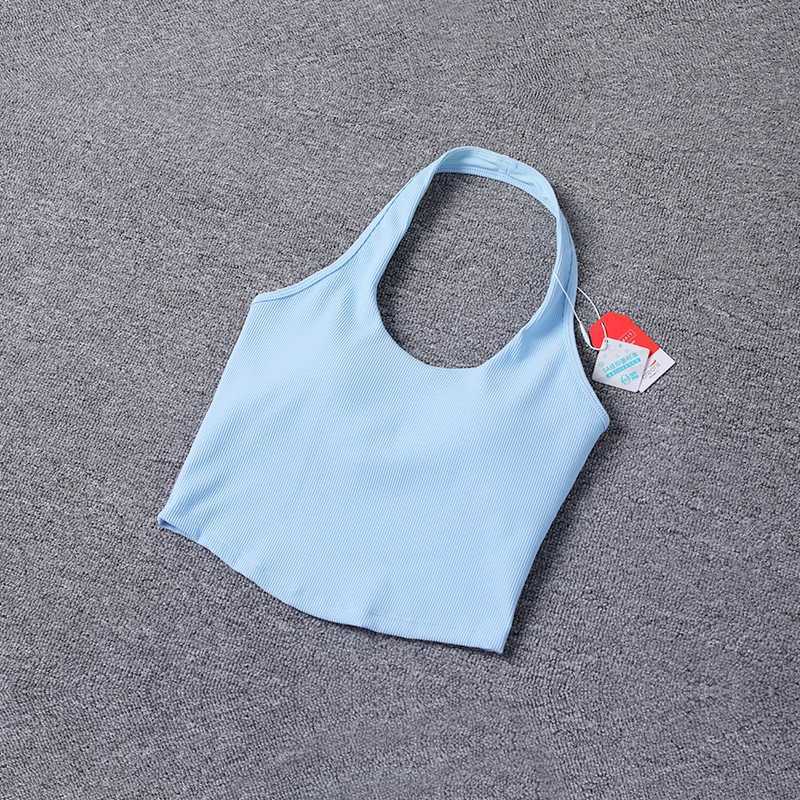 Yoga Fitness Sports Bra Sexy Back er Soft Yoga Top Backless Padded Workout Gym Bra Solid Color Active WearXJ250212