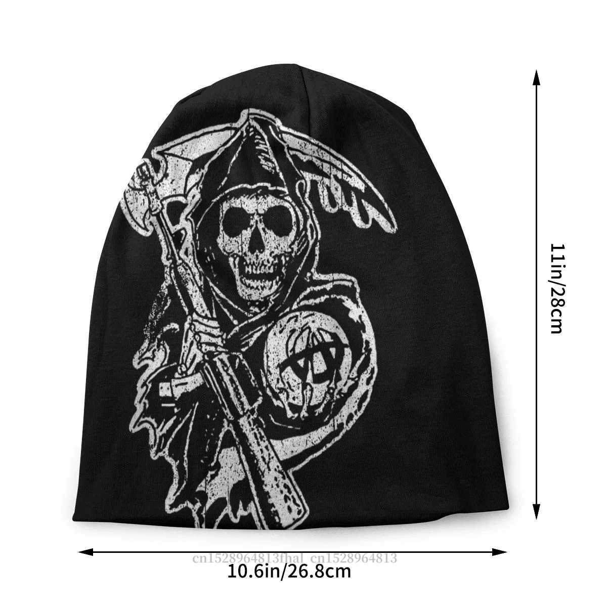 Hat Skl Thin CAPs For Men Wen Sons Of TV Sklies Beanies Ski CAPs Soft Bonnet Hats X250212