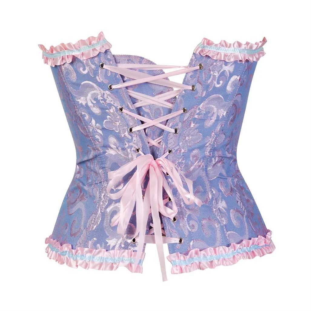 Vintage Corset Top Gothic Corsets Steampunk Bustier Lace Up Corsage Plus Size Sexy Bustiers Carnival Holiday Party Club ComesXJ250304