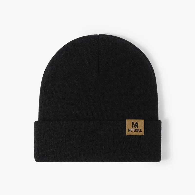 Riding Hat Knit Cuffed Beanie for Men Wen Winter Warm Knitted Beanie Hats for Skiing Outdoor Camping Traveling Cycling Cap X250212