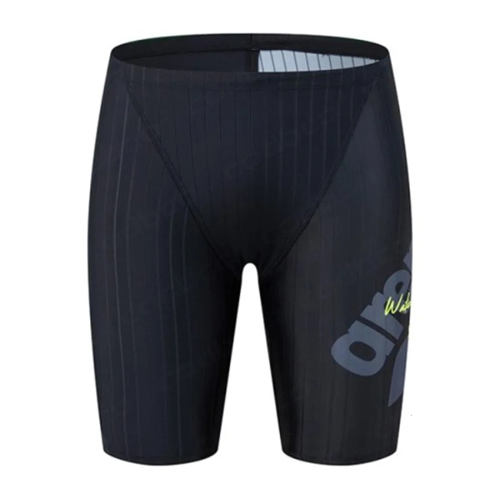 Summer Mens Pro Swim Jammer Endurance Athletic Training Swimsuit Shorts Beach Swimming Trunks Swimwear Jammer Tights Surf Pants 250210