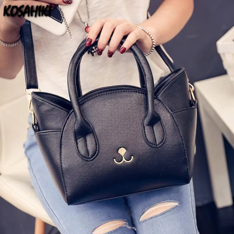 2025 Women Kawaii Cute Embroidery Shoulder Bag Design All Match Fashion Chic Handbags Sweet Y2k Aesthetic Crossbody Bags