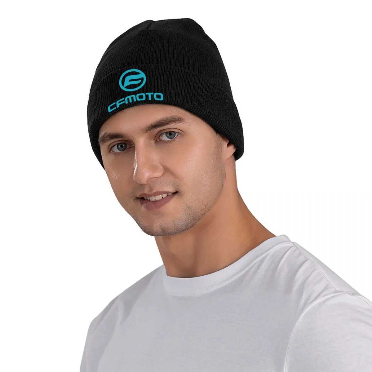 Luxury Motorcycle Brand Beanie Hats CFMOTOS Bonnet Hats Mens Unisex Y2K Cool Kpop Knit Hat Spring Wrap Caps X250212