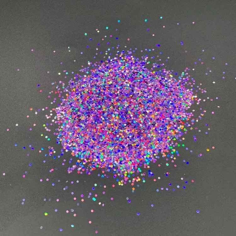 1KG 1mm Holographic Laser Nail Sequin Glitter Magic Holographic Laser Dust Nail Art Chrome Pigment Powder DIY Decorations 250208