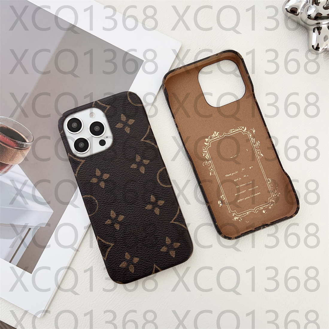 Fashion Designer Phone Cases for iphone 18 17 16 15 14 Pro Max 15Pro 14Pro 14Plus 13 12 11 Pro XR Luxury Leather Cellphone cover Samsung Galaxy S25 S24 S23 S22 case