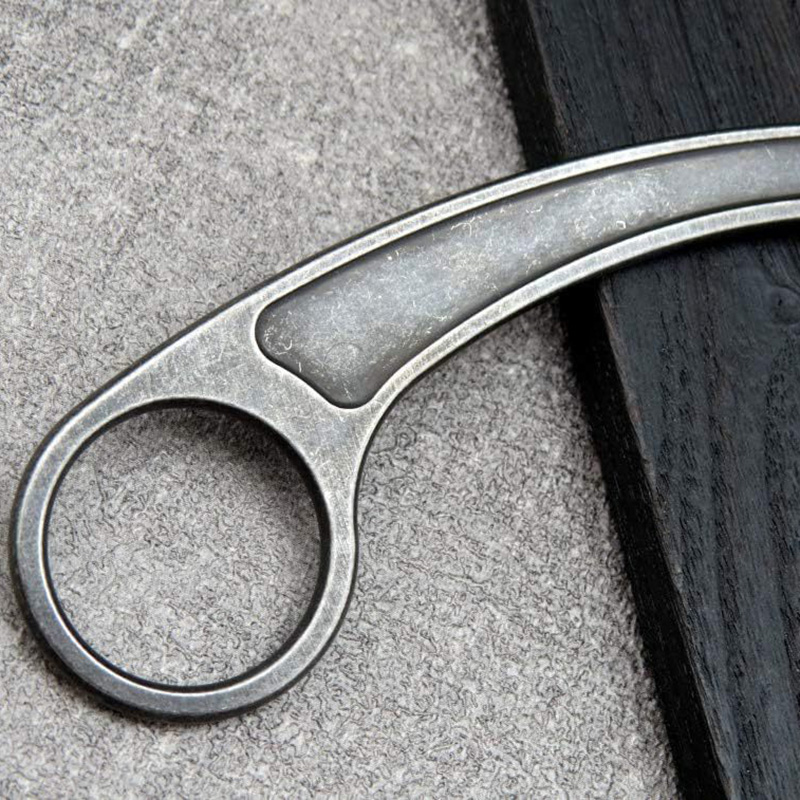 D2 steel CS GO Creative Mini Claw Knife Fixed blade K sheath Karambit hunting outdoor survival camping straight knife CUP25021204