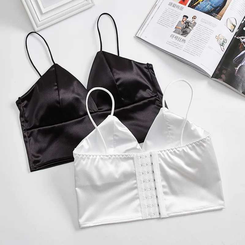 Womens Sexy V Neck Wrap Chest Top Underwear Fe Crop Top Beauty Backs Padded Bra Summer Comfortable Push Up LingerieXJ250212