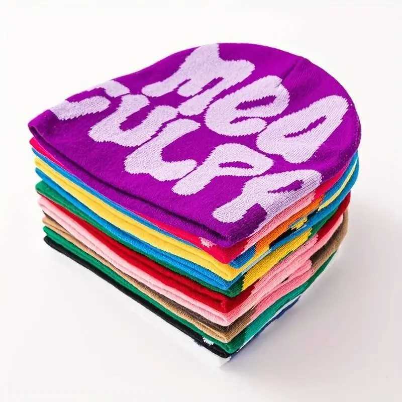 New Fashion Meacpa Unisex Y2K Beanies Hat Graphic Winter Hats Warm Knitted Hip Hop Wool Sklies Caps for Men Wen Cool Caps X250212