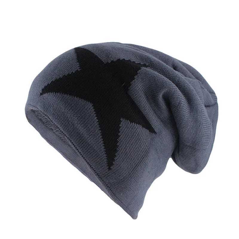 New Winter Warm Hat For Men Wen Knitted Wool Beanies Sklies Lady Brand Gorros Skl Bonnet Men Hats S X250212