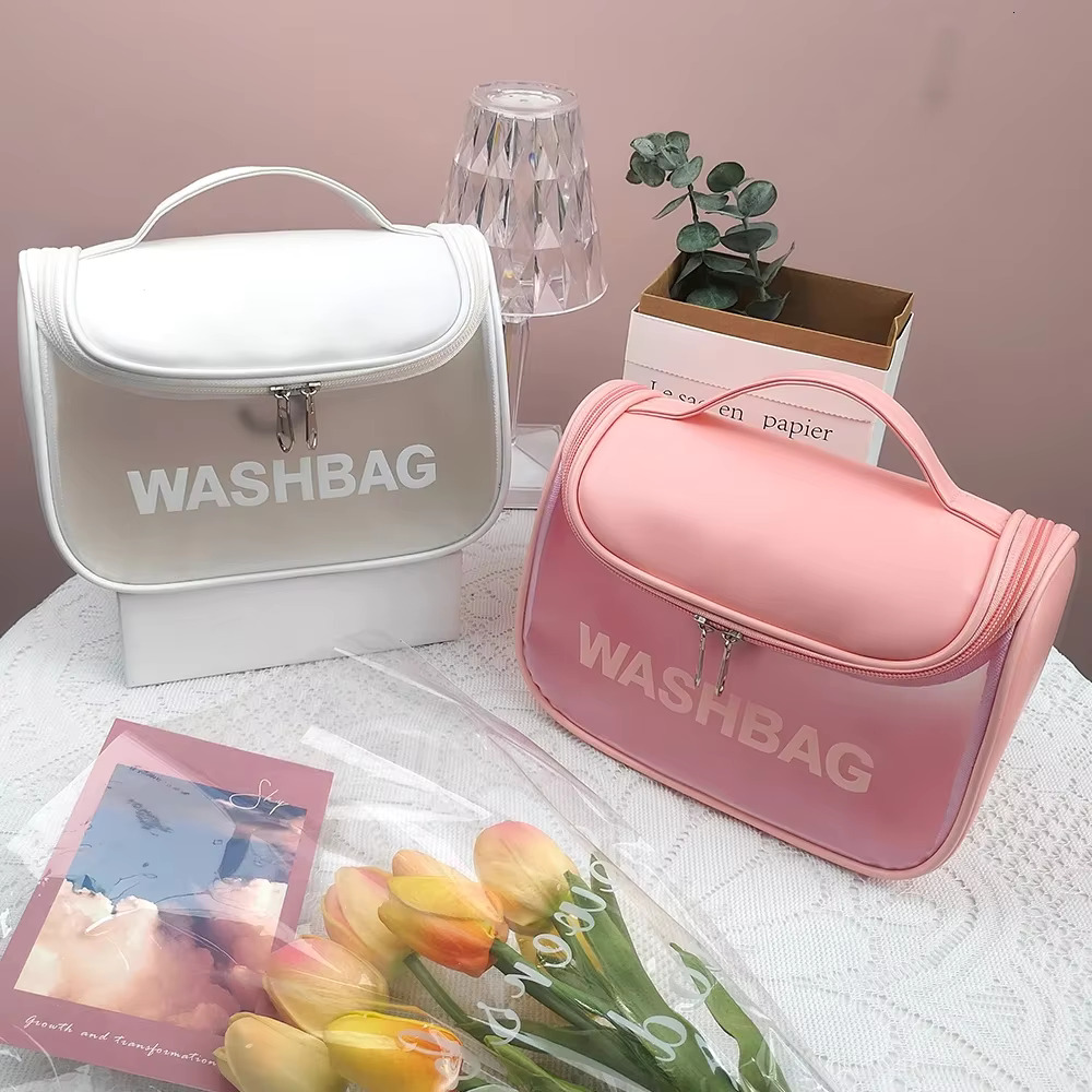 Women Makeup Bags Travel Cosmetic Toiletries Organizer Waterproof Storage Neceser Hanging Bathroom Wash Bag High Quality swissmilitary