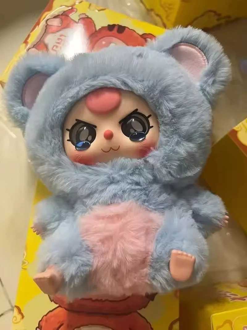 Baby Three 12 Chinese Zodiac Series Blind Box Toys Mystery Box Cajas Misteriosas Anime Figures Kaii Dolls For Girls Gift ToysXJ250212