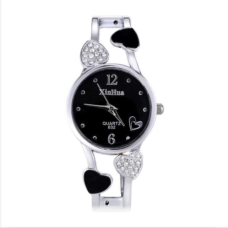 Watch Xinhua womens bracelet watch fashion versatile womens watch inlaid with English Watch W250212