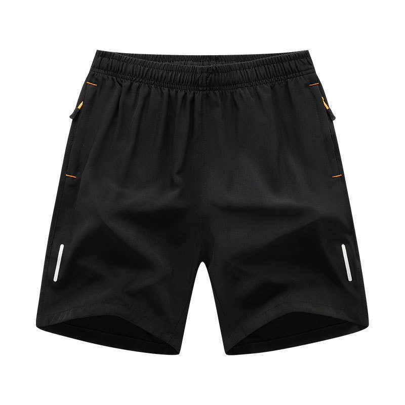 Summer ice silk quick drying five inch shorts for mens sports and casual shorts mens loose and breathable beach shorts mens plus size shorts W250212