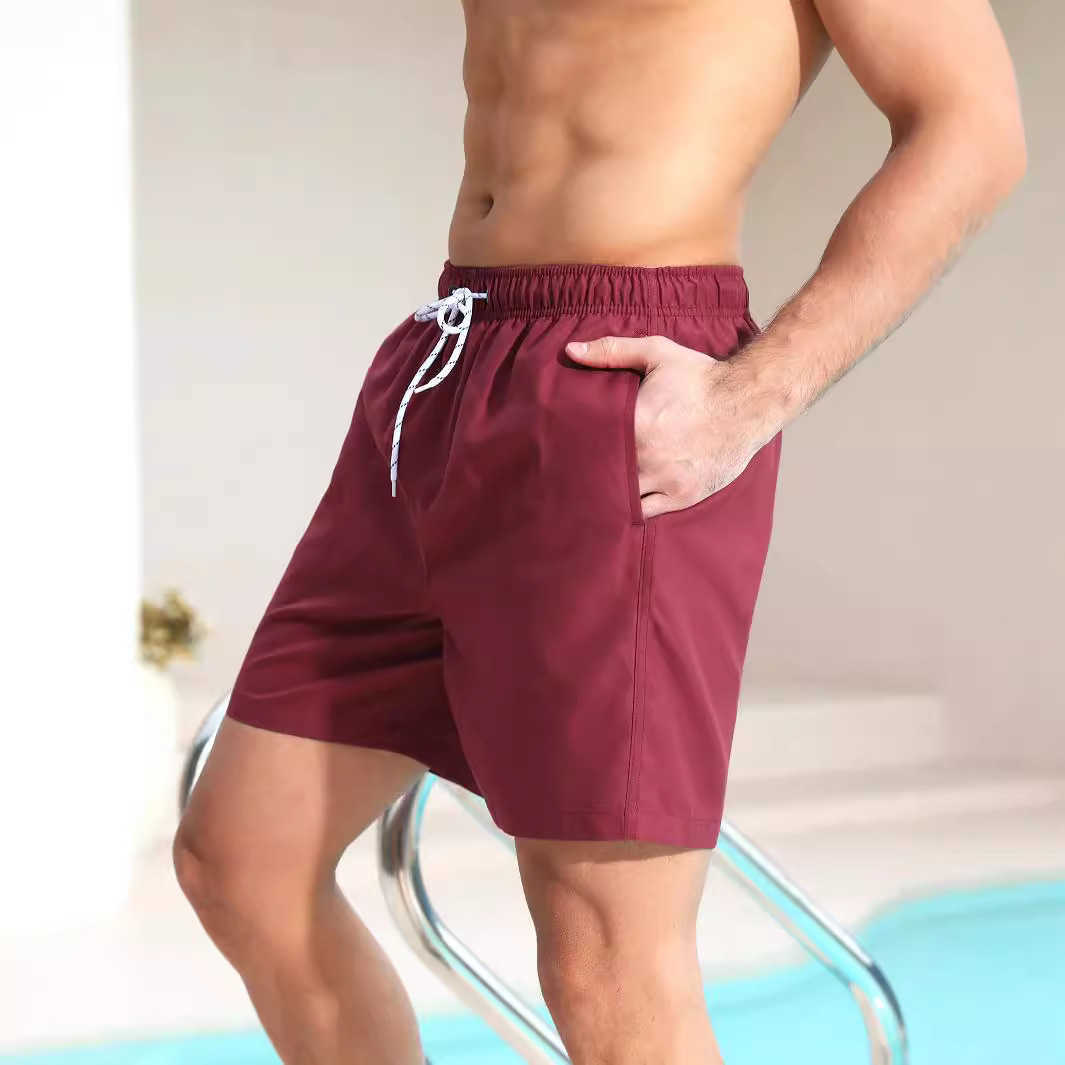 Five point beach pants swimming pants Hawaiian quick drying beach pants surfing pants mens beach pants W250212