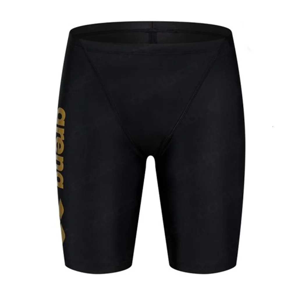Summer Mens Pro Swim Jammer Endurance Athletic Training Swimsuit Shorts Beach Swimming Trunks Swimwear Jammer Tights Surf Pants 250210