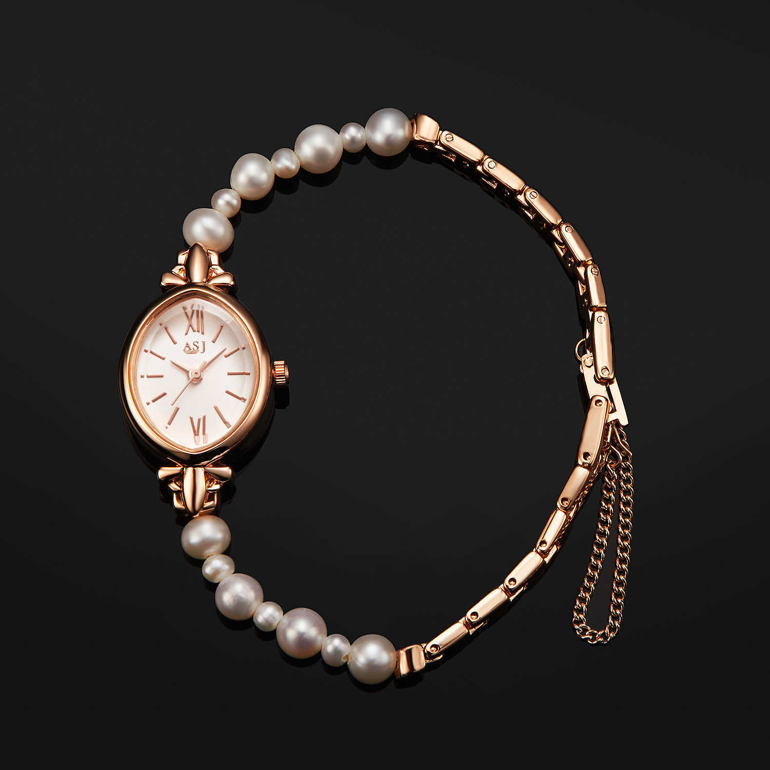 Shell Pearl Watch Waterproof Creative Quartz Watch European CE Korean and Japanese New Fashion Womens Watch W250212