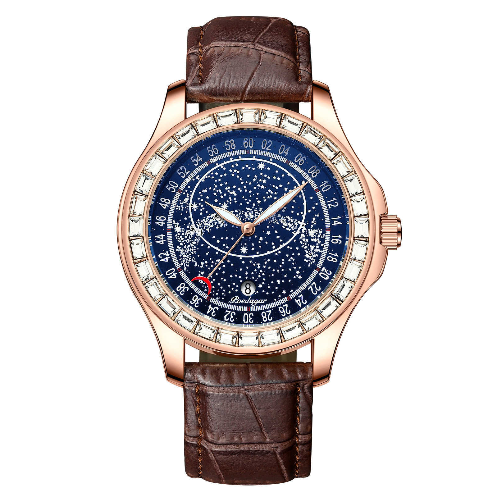 Swiss brand new mens watch waterproof luminous belt quartz watch live broadcast W250212