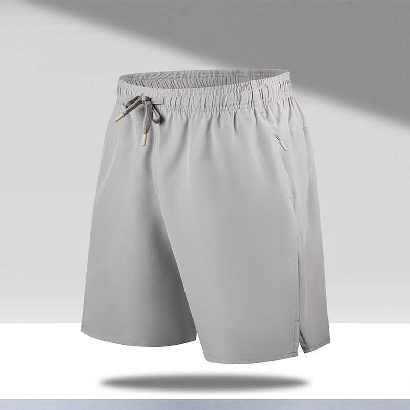 Quick drying quarter length pants loose casual pants sports quick drying mid length pants solid color beach pants mens shorts W250212