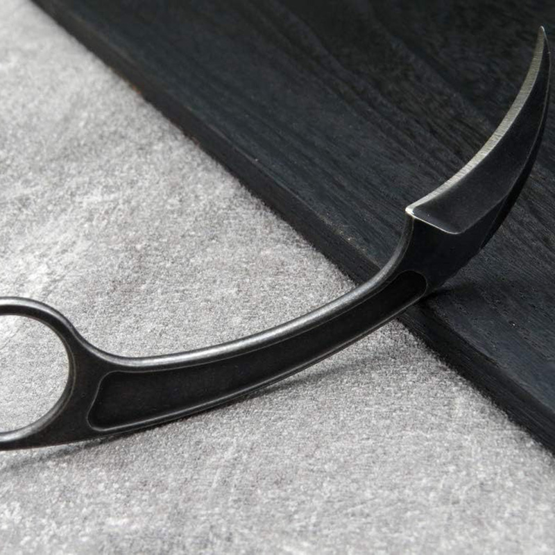 D2 steel CS GO Creative Mini Claw Knife Fixed blade K sheath Karambit hunting outdoor survival camping straight knife CUP25021204