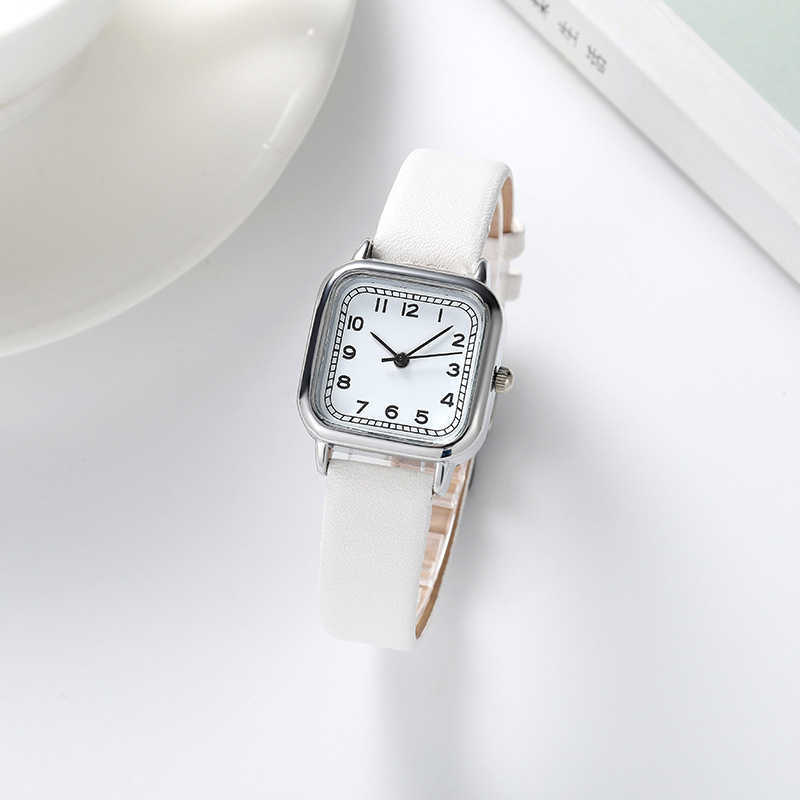 Tiktok Fashion Drainage Women Fashion Girl Square Watch Student Small Square Watch W250212