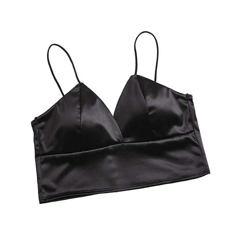 Womens Sexy V Neck Wrap Chest Top Underwear Fe Crop Top Beauty Backs Padded Bra Summer Comfortable Push Up LingerieXJ250212