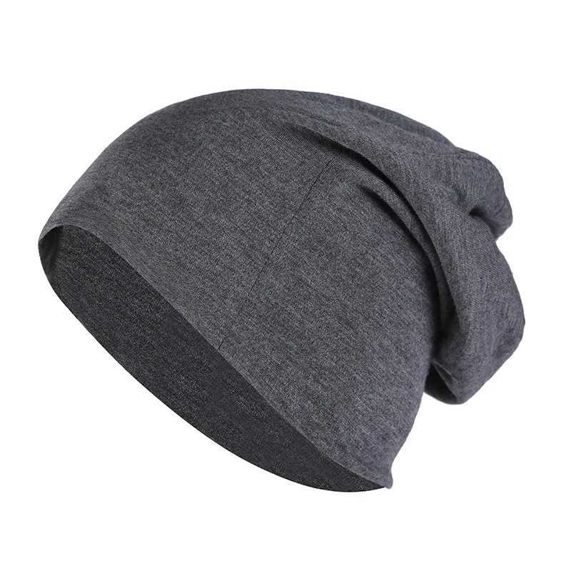 COKK Beanies for Men unisex summer autumn hat Wen Thin Beanie hip-hop hat knitted hat Fem M bone soft black X250212