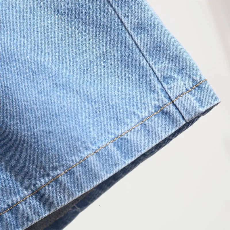 Womens Lounge Bermuda Shorts Plus Size Casual Summer Cotton Knee Length Shorts With Pockets Denim Shorts Jeans 3XL 4XL 5XL 250212