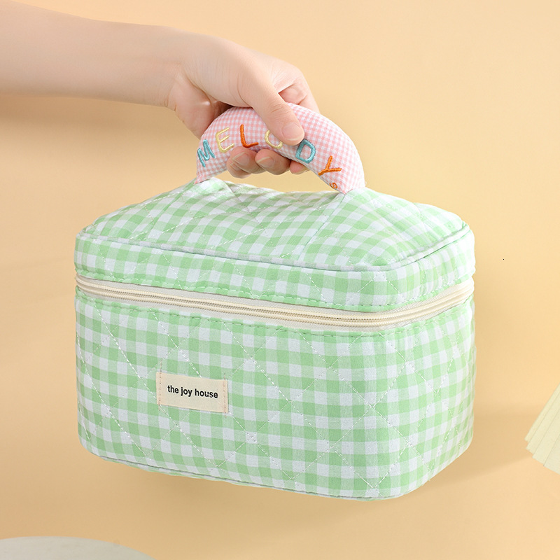 Personality Women Tote Cotton Makeup Portable Large Capacity Travel Organizer Cosmetic Wash Pouch Ladies Make Up Storage Bag swissmilitary