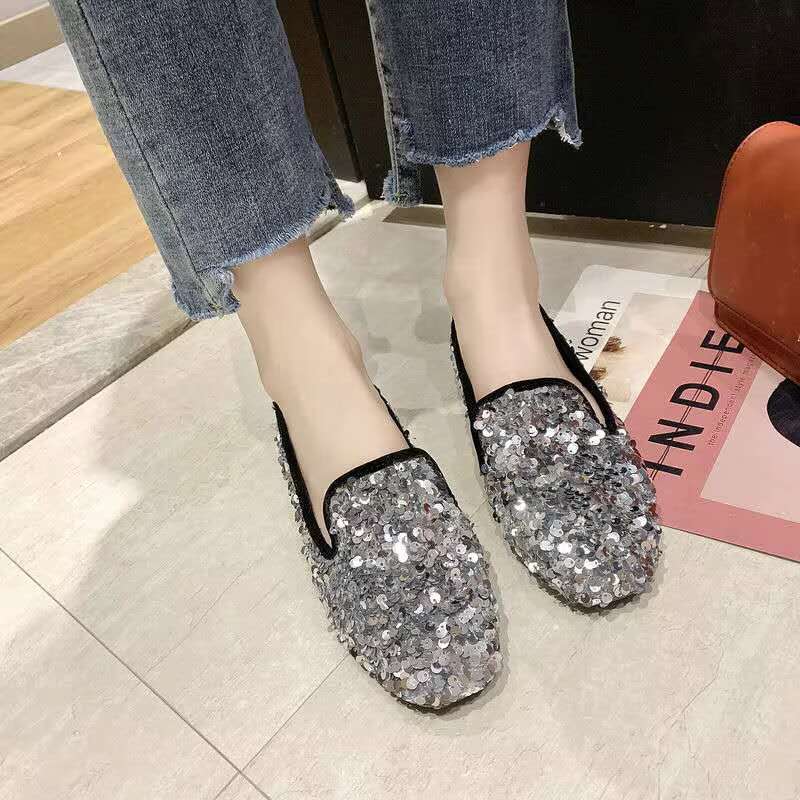 New Flat Womens Dia Peas Loafers Joker Ladies Casual Student Flats Platform Shoes Bg atos De Mujer