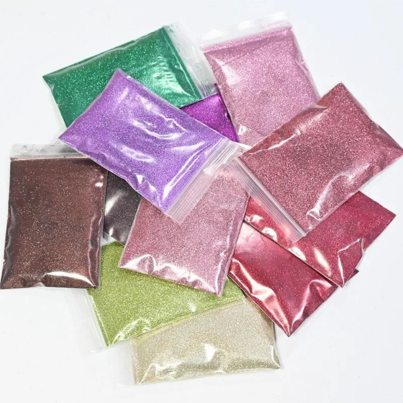 1000g/Bag Holographic Laser Nail Glitter Powder Shiny 1KG Silver Nail Fine Glitter Chrome Pigment Dust Manicure Nail Decorations 250208