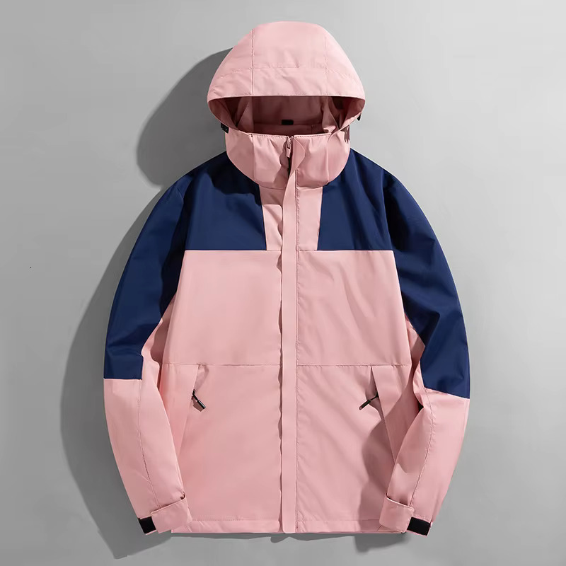 Waterproof Men's Autumn Single-Layer Tide Brand Jacket Plus Size Mountaineering Coat Fashion Printable .Windbreaker