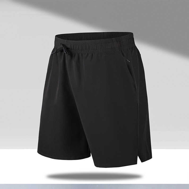 Quick drying quarter length pants loose casual pants sports quick drying mid length pants solid color beach pants mens shorts W250212
