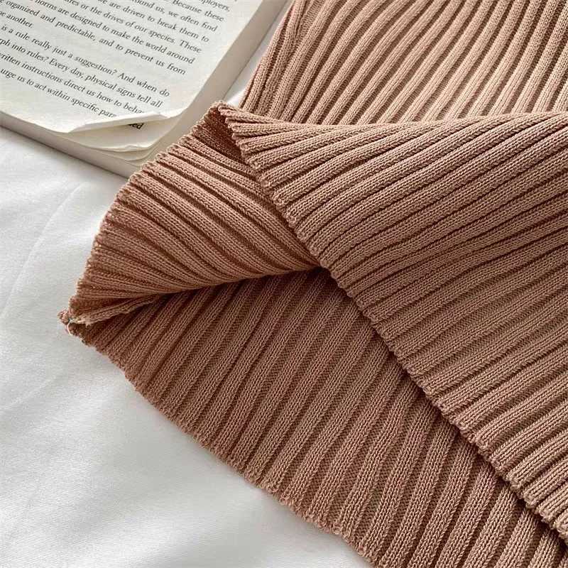 Women 2024 Summer Knit Cross Neck Crop Tops Sexy Slim Solid Backless Sveless Tank Tops Elastic Rib Design Underwear CamisolesXJ250212