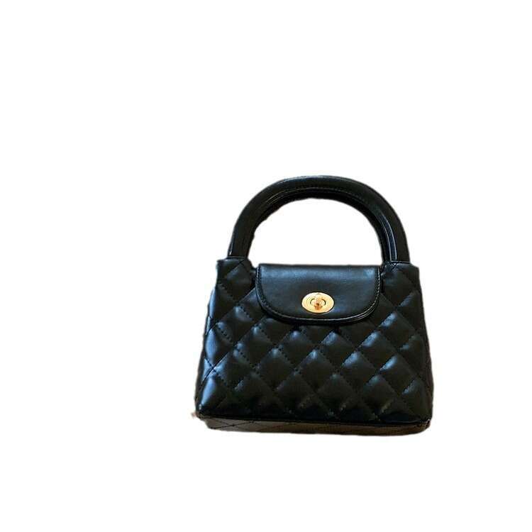 top quality Large capacity handbag versatile shoulder bag niche handheld shopping bag Korean style ins bag girls ladies chain bags Soft Leather Clutch