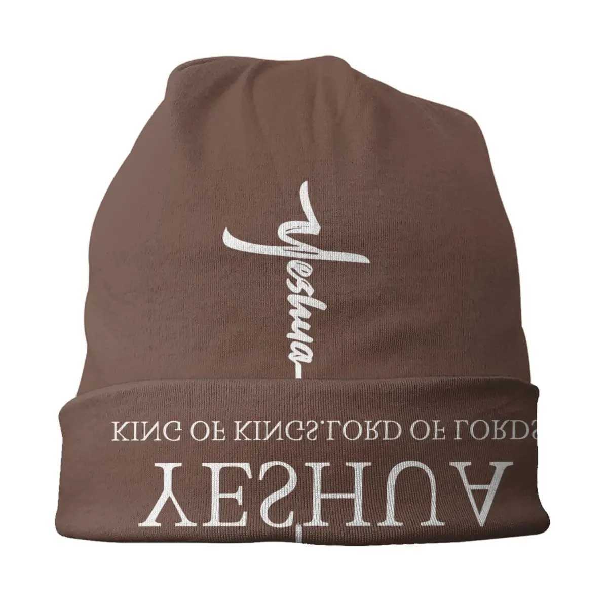 Cust hua Jesus Sklies Beanies Caps Unisex Winter Warm Knit Hat Adt Religion Faith Bonnet Hats Outdoor Ski Cap X250212