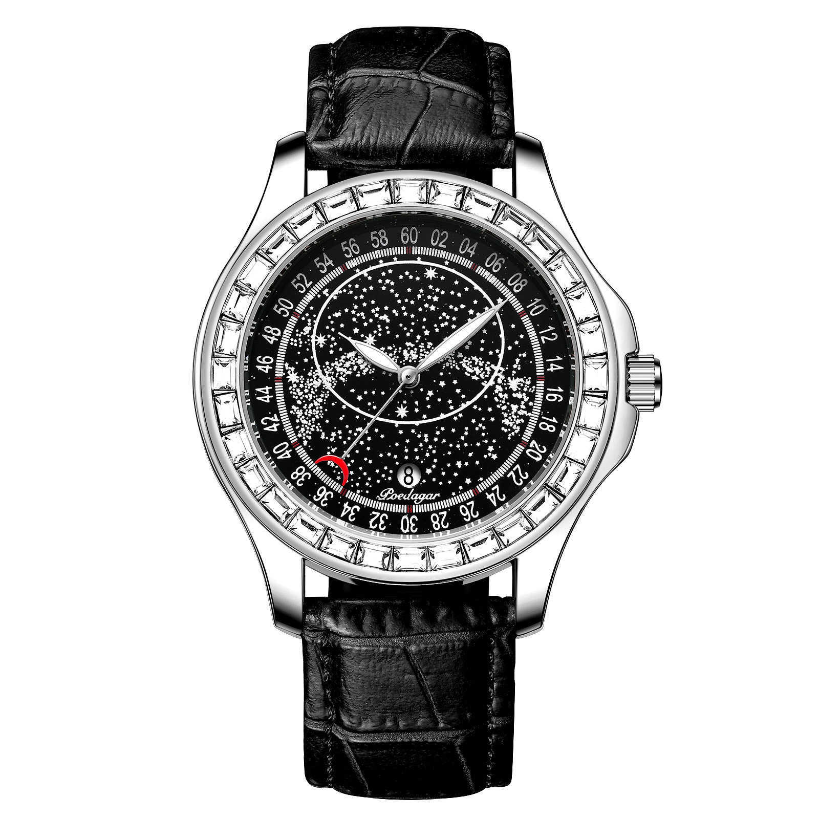 Swiss brand new mens watch waterproof luminous belt quartz watch live broadcast W250212
