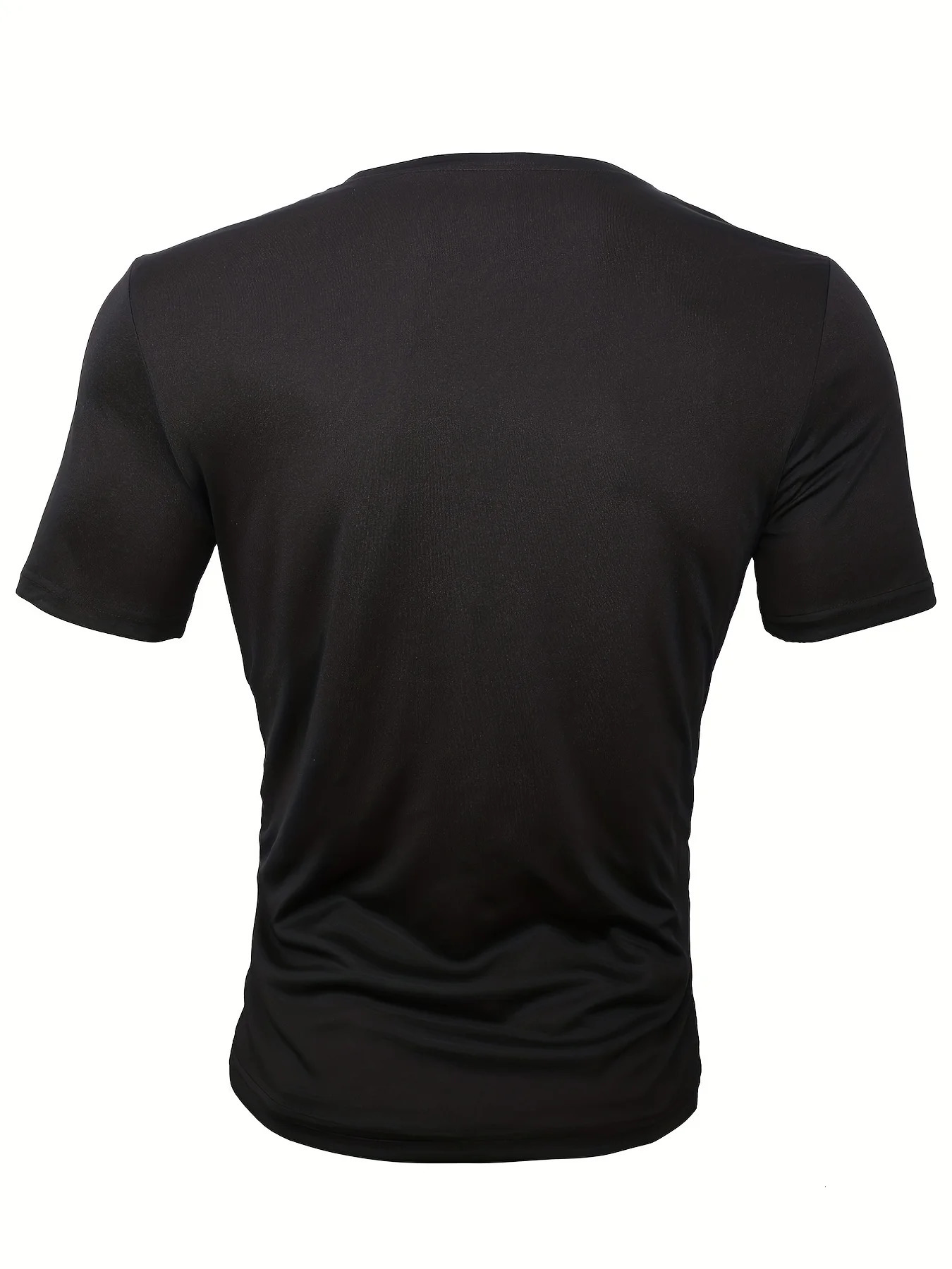 Summer Mens Casual Loose Size Graphic Line Print Round Neck Short Sleeve Tshirt Top 250118 - view 5