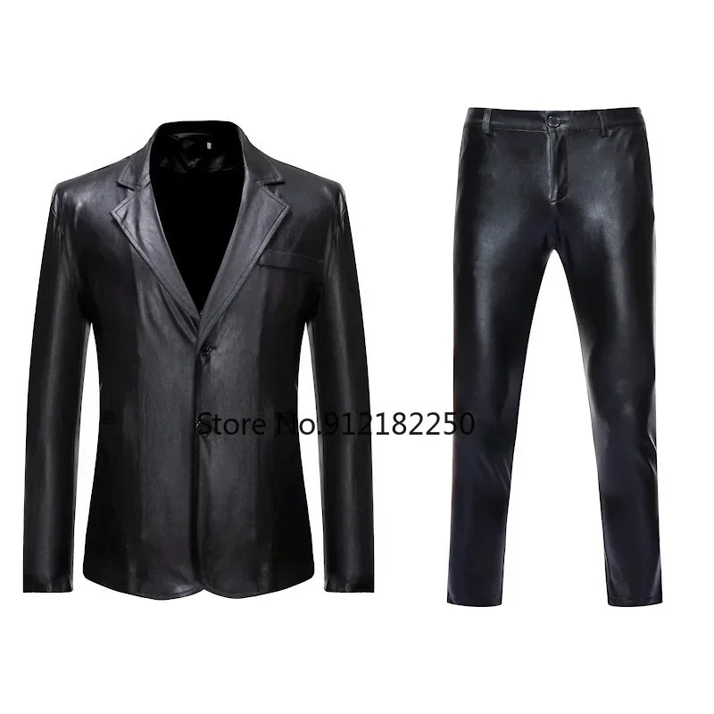 Mens Shiny Gold 2 Pieces Suits BlazerPants Mens Sweater Fashion Party DJ Club Dress Tuxedo Suit Men Stage Singer Clothes 250210