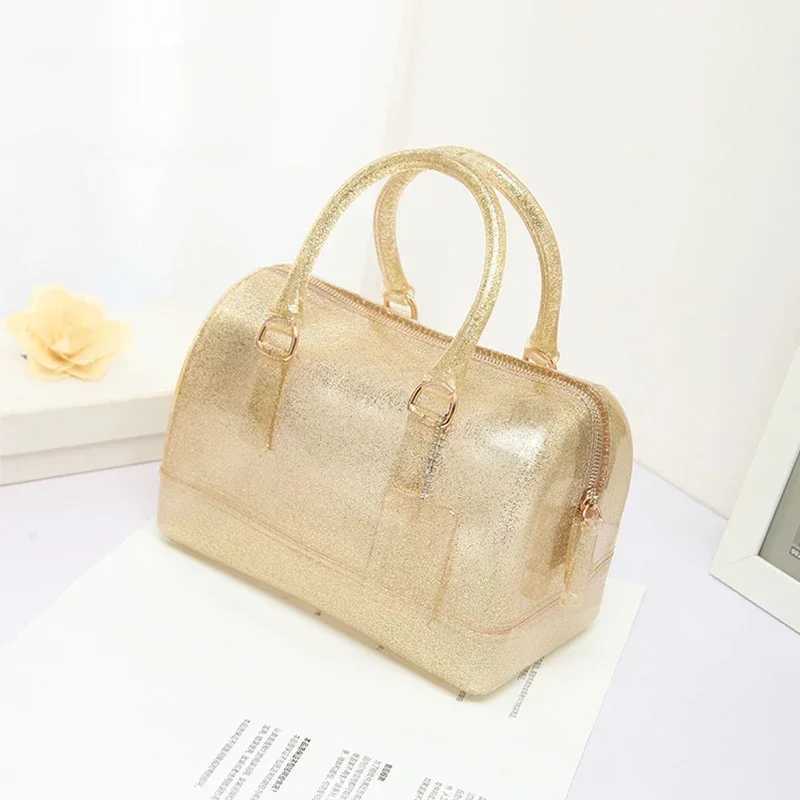 Popular Jelly Bag One Shoulder Cross Portable Pillow Bag Macaron Colorful Fashion Womens Candy Bag for Summer 2024 Y250213