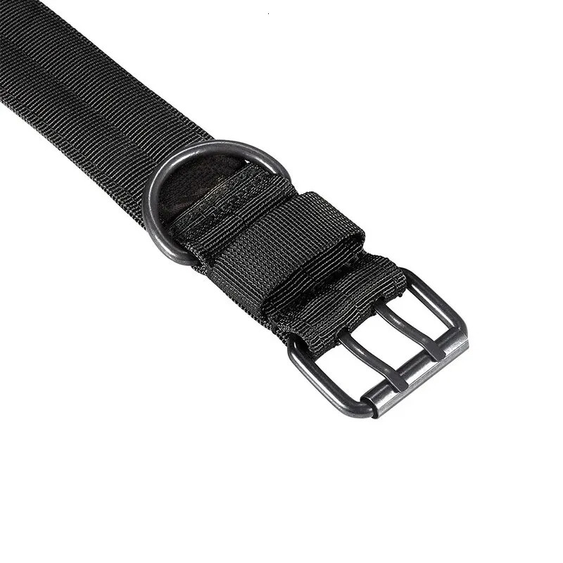 1pc Adjustable And Durable Nylon Tactical Pet Dog Collar Suitable For Medium And Large Dogs. 250213