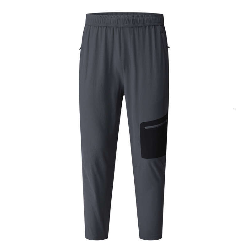 Outdoor Sports Sweatpants Summer Men's Thin, Quick Drying, Breathable, High Stretch Ice Silk Pants