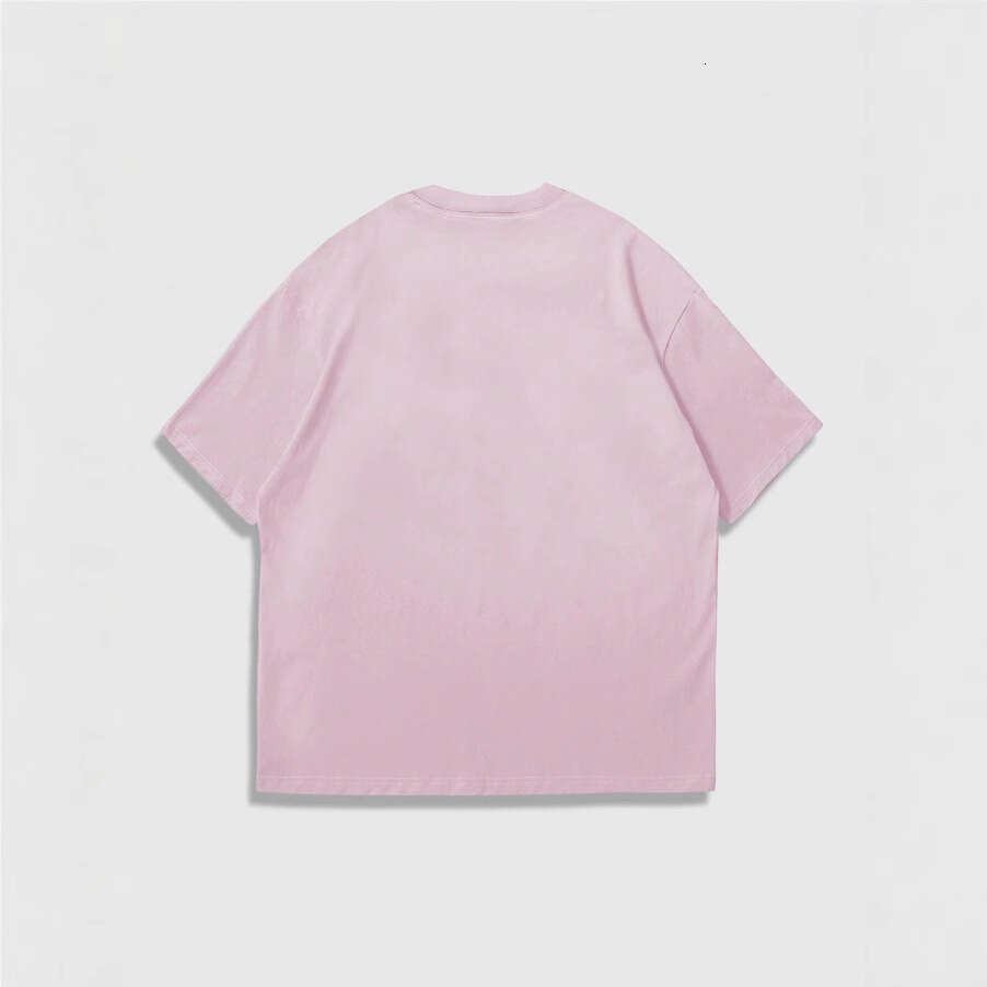 2025 Spring Fashion Men's and Women's Same Top Slimming Figure Printed Short Sleeve Small Round Neck T-shirt