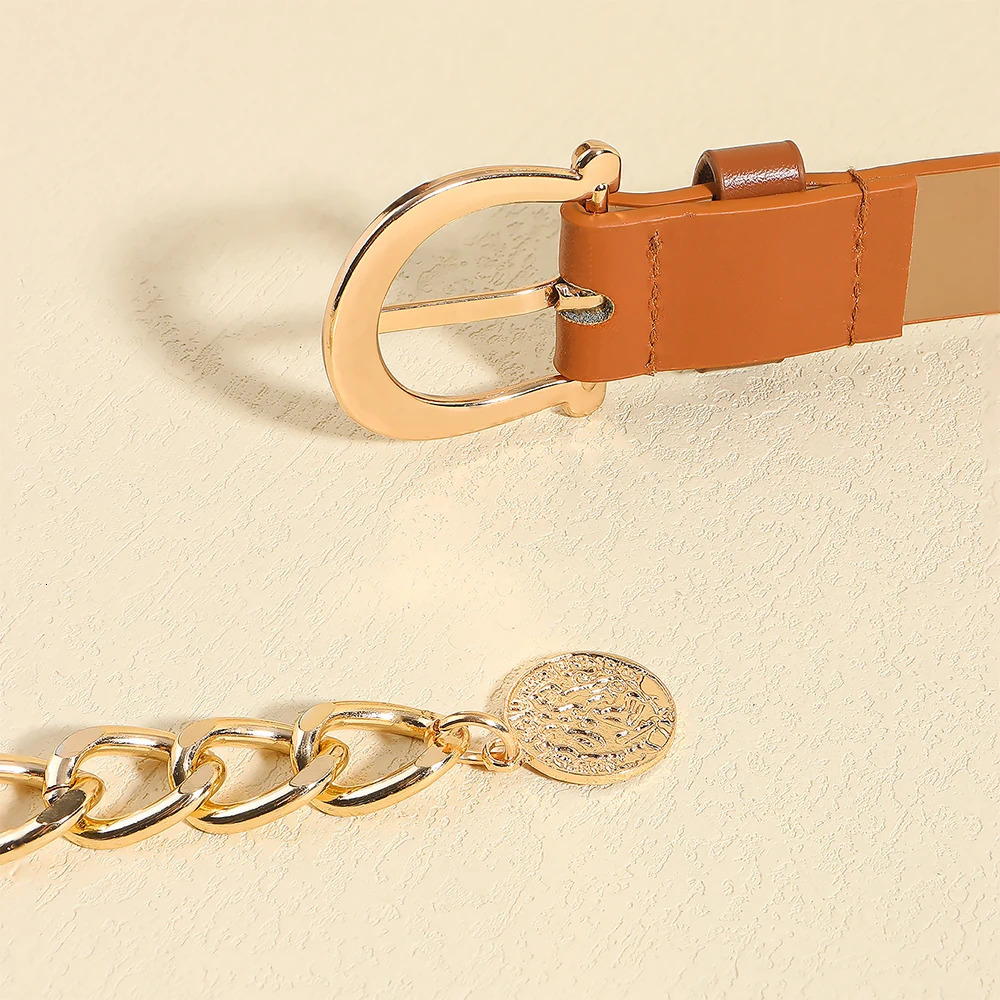 fashion personality womens belt multilayer metal waist chain combination pendant sexy elegant 250114