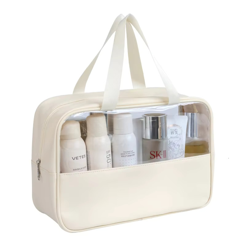 Portable Travel cosmetic bag Women Transparent Makeup Bag Large-Capacity Bath Wash Bags Multifunction Waterproof Storage Case swissmilitary