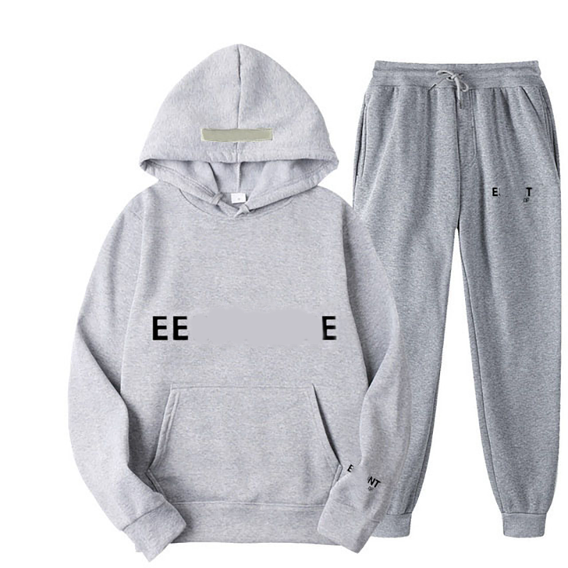 Hoodies Set Mens Designer Hoody Tracksuit Pants Hip Hop Pullover Sports Suit Sweat Shirts Winter Thick Very Nice