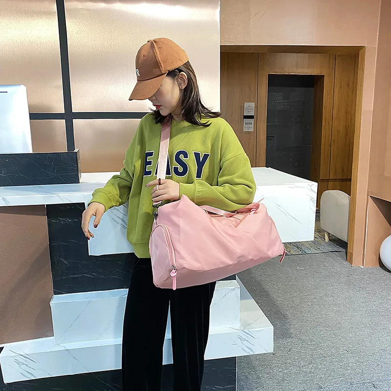 Multifunction Travel Bag Women Sports Gym Fitness Bags Dry and Wet Separation Swimming Shoulder Duffle Handbags Shoes Daypack 250210